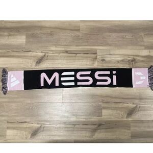 Adidas Messi Scarf  Inter Miami Soccer Club NWT Pink and Black